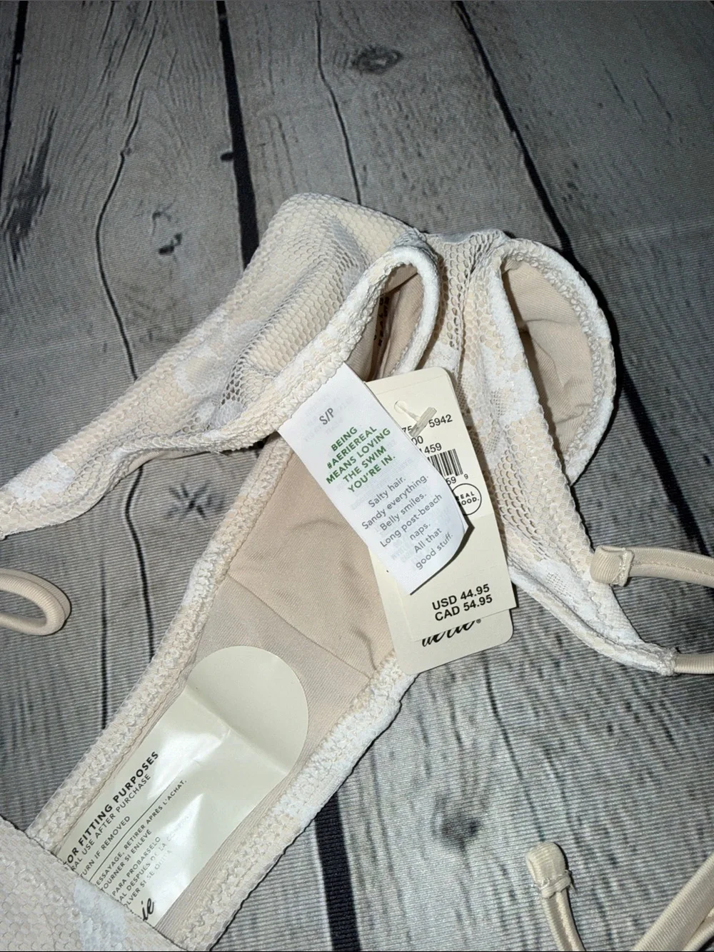 NWT! Aerie Sunbun Lace Bikini Bottom